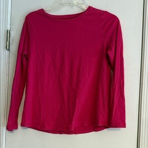 Wonder Nation Vibrant Pink Long Sleeve Tee